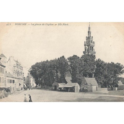 Roscoff - La Place de l'église